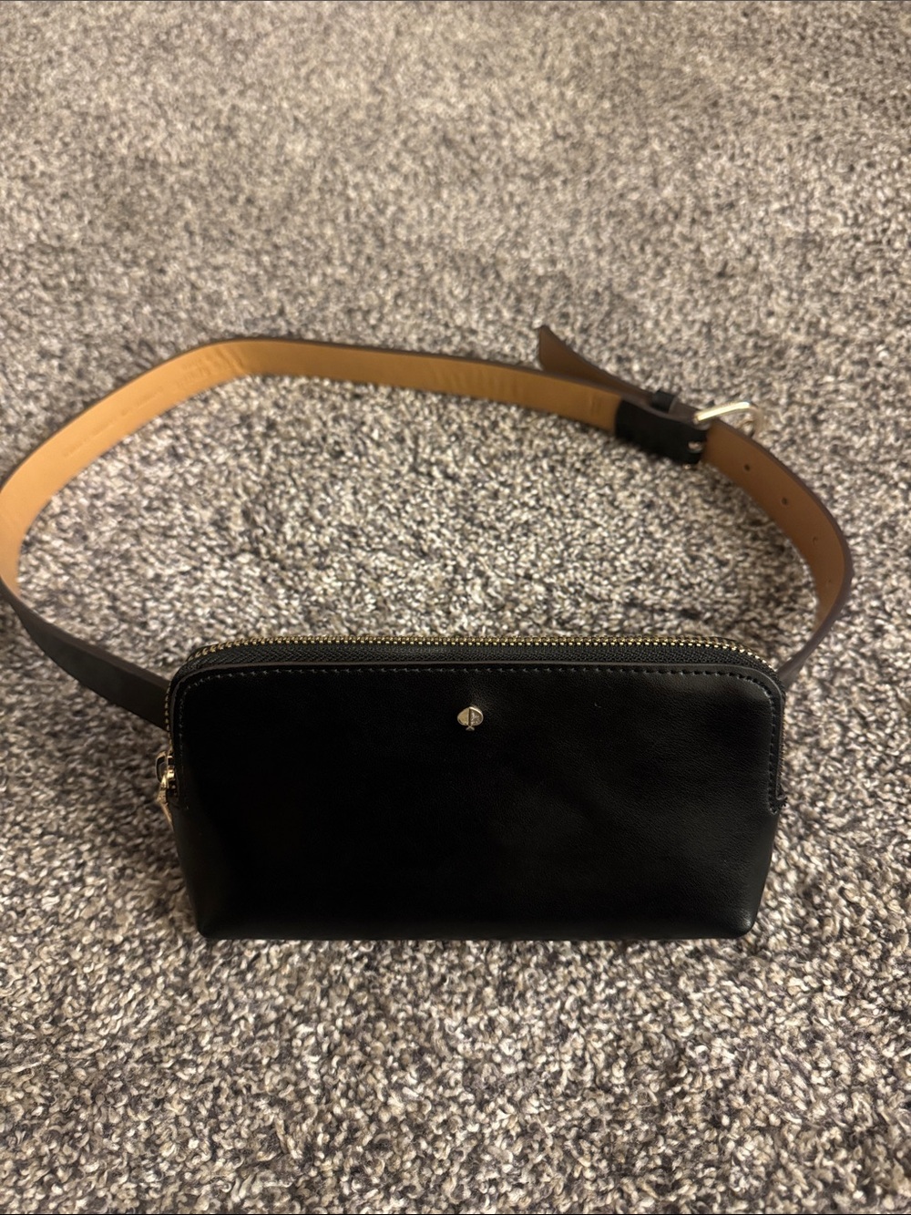 kate spade Black Leather Belt Bag